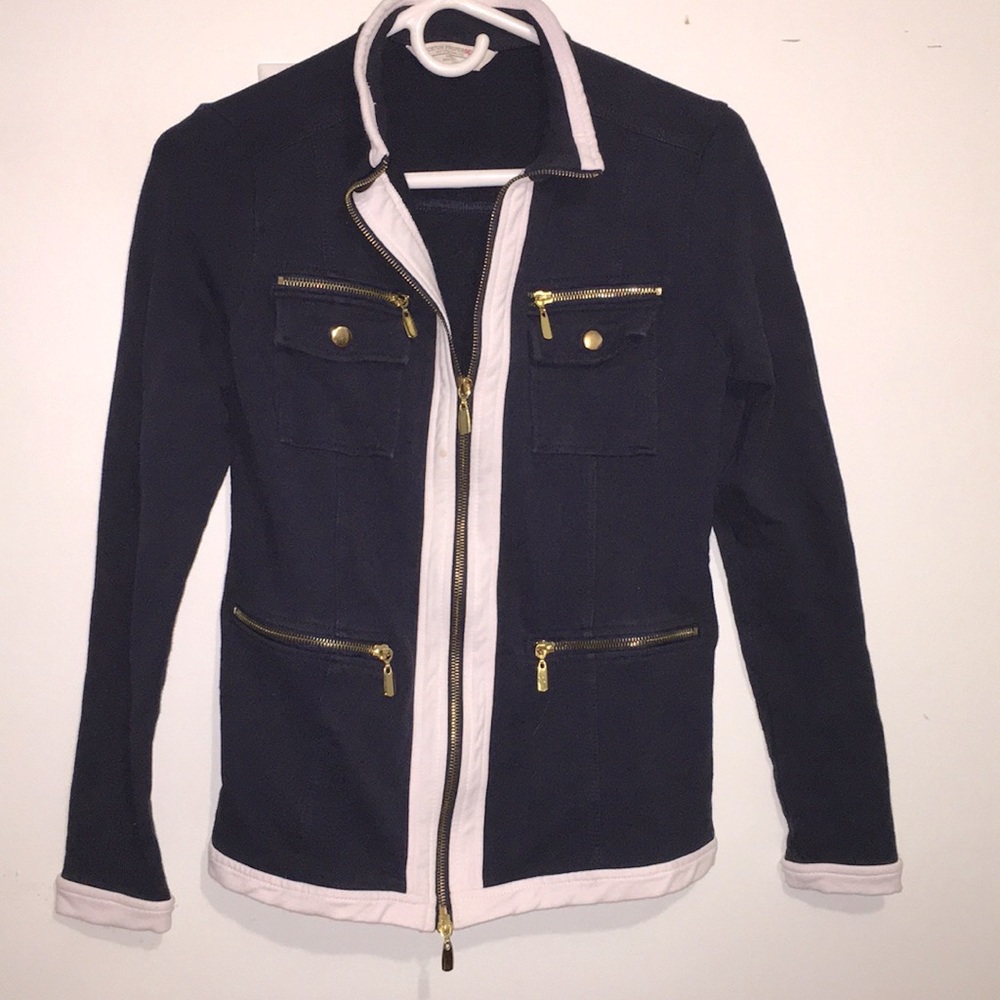 Boston Proper Chic Zipped Sport Jacket